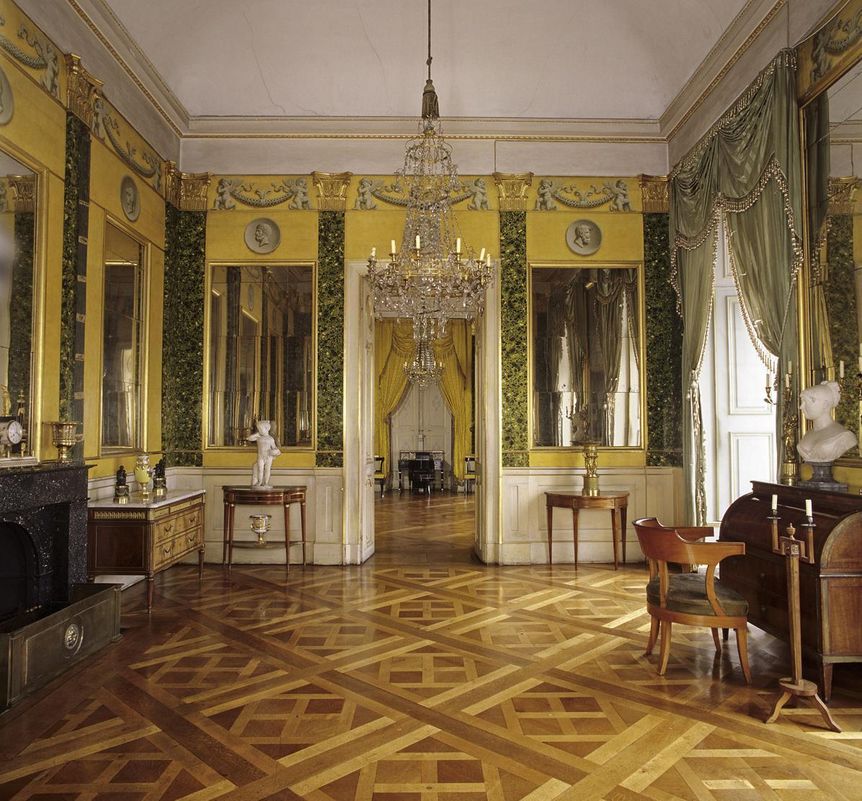 Queen Charlotte Mathilde's study at Ludwigsburg Residential Palace