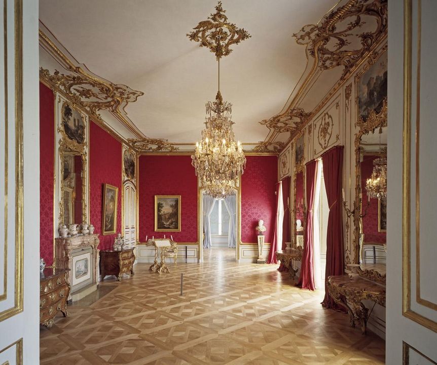 Image: Staatliche Schlösser und Gärten Baden-Württemberg, David Franck Assembly room in Carl Eugen's apartment at Ludwigsburg Residential Palace