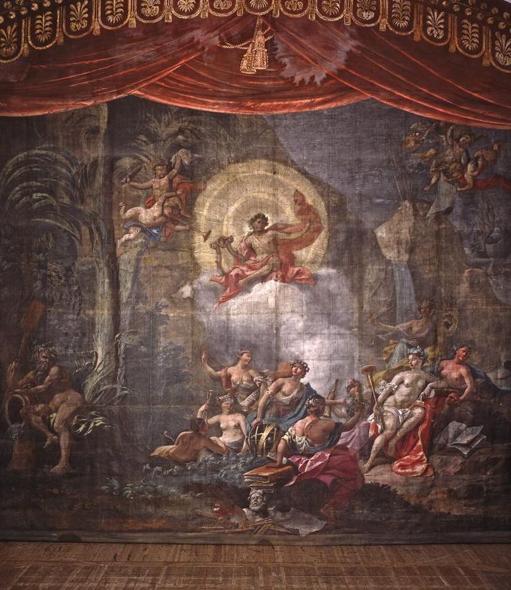 Image: Landesmedienzentrum Baden-Württemberg, Dieter Jäger Apollo in an original set design for the palace theater