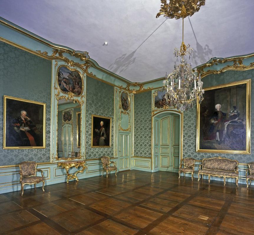 Image: Staatliche Schlösser und Gärten Baden-Württemberg, Arnim Weischer Duke Carl Eugen's first antechamber at Ludwigsburg Residential Palace